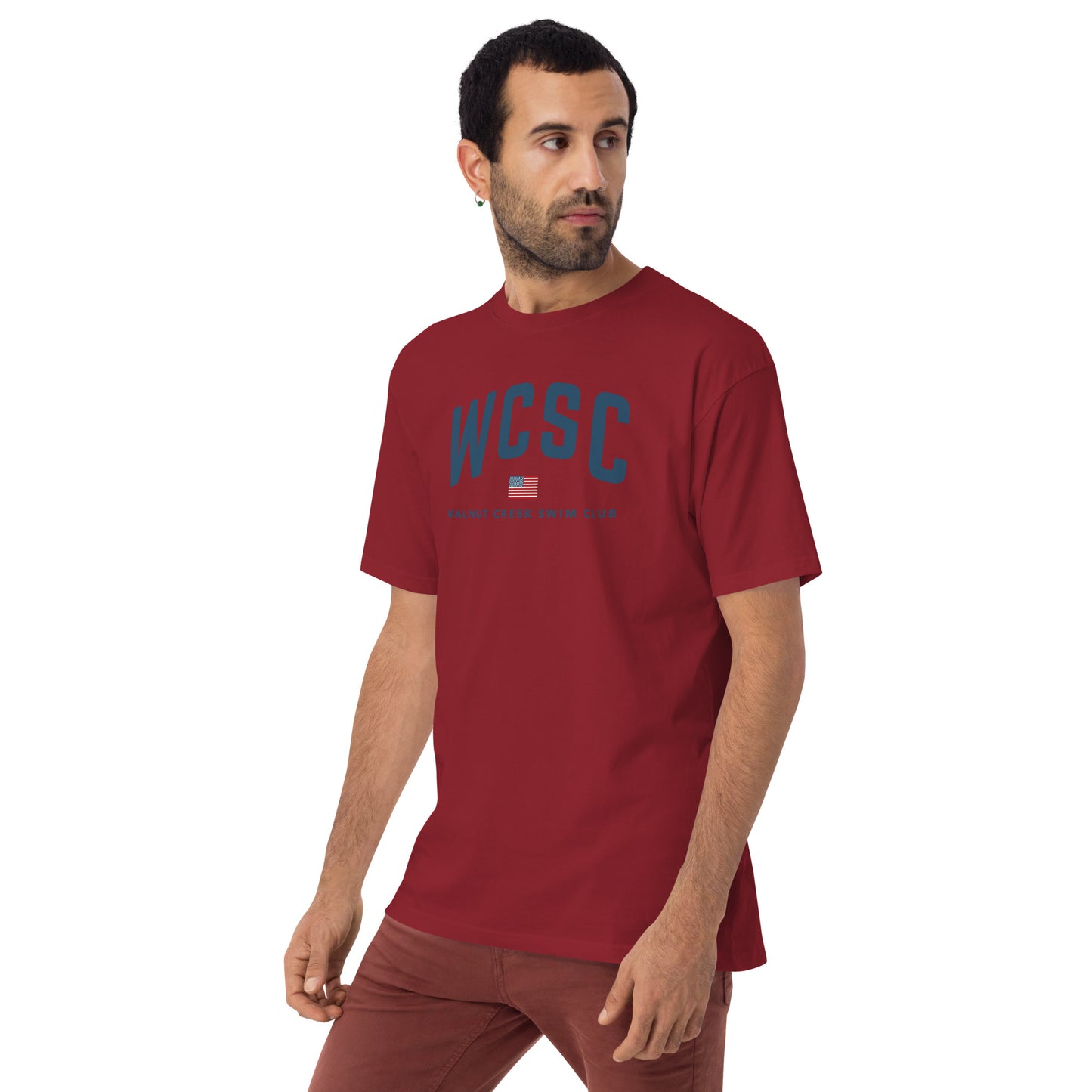 WCSC Flag | Men’s premium heavyweight tee