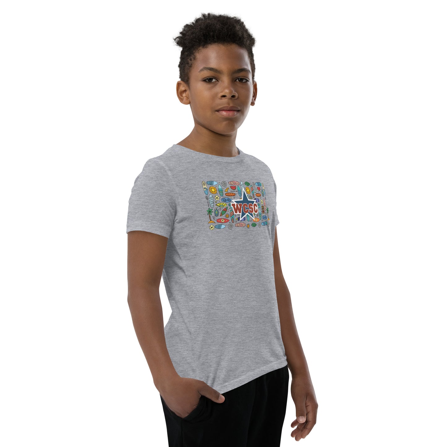 Surfboard WCSC | Youth Short Sleeve T-Shirt