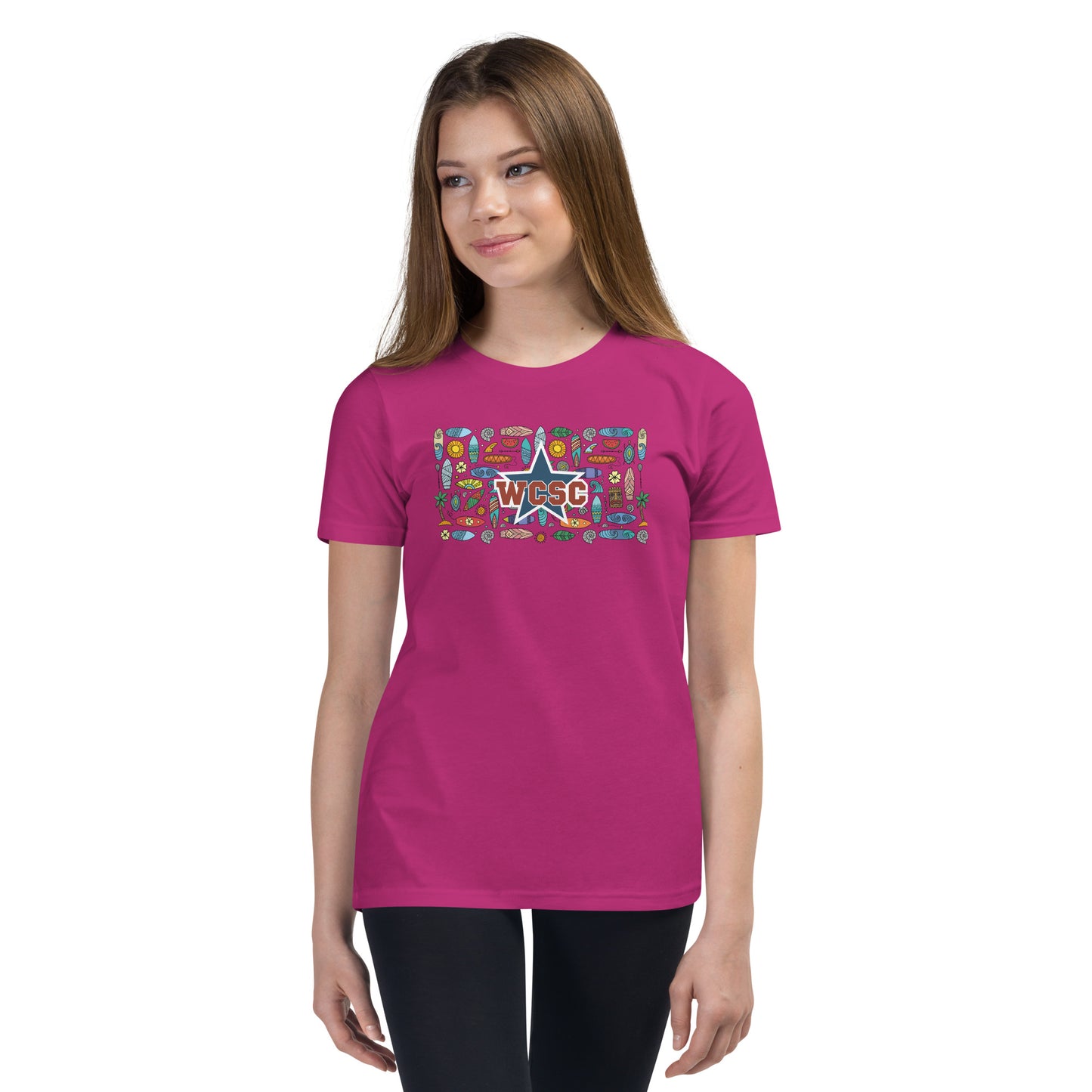 Surfboard WCSC | Youth Short Sleeve T-Shirt