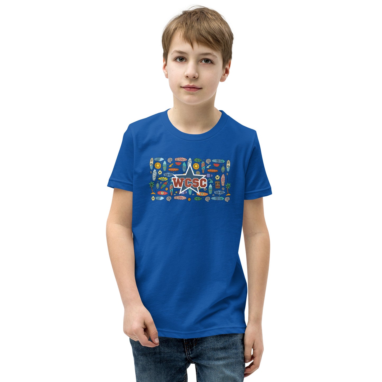 Surfboard WCSC | Youth Short Sleeve T-Shirt