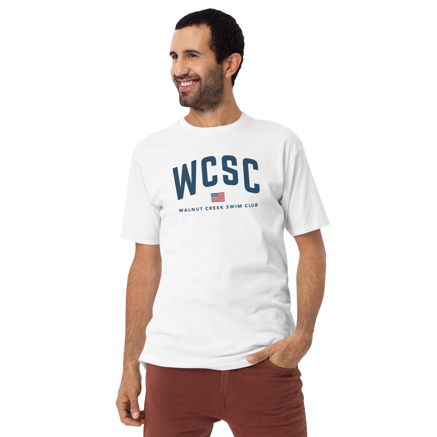 WCSC Flag | Men’s premium heavyweight tee